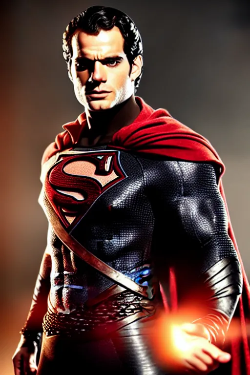 Prompt: henry cavill in arcane : league of legends