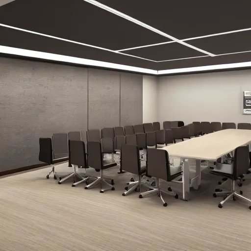 Image similar to corporate conference room interior concept by martyn lawrence bullard design high quality ultra realistic 8 k