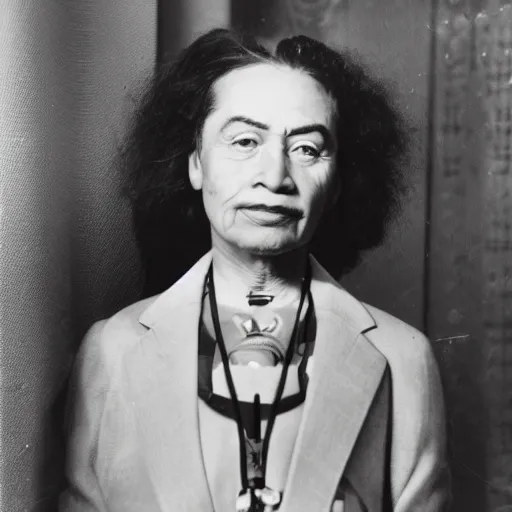 Image similar to maori moko einstein portrait 1 9 4 3