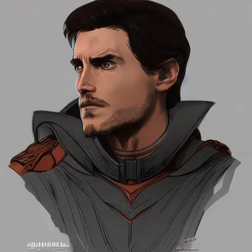 Image similar to Paul Atreides, sharp focus, artstation