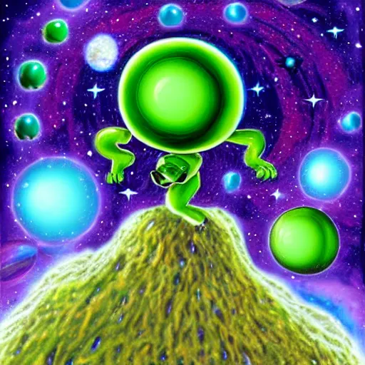 Image similar to humanoid cosmic blob, hd