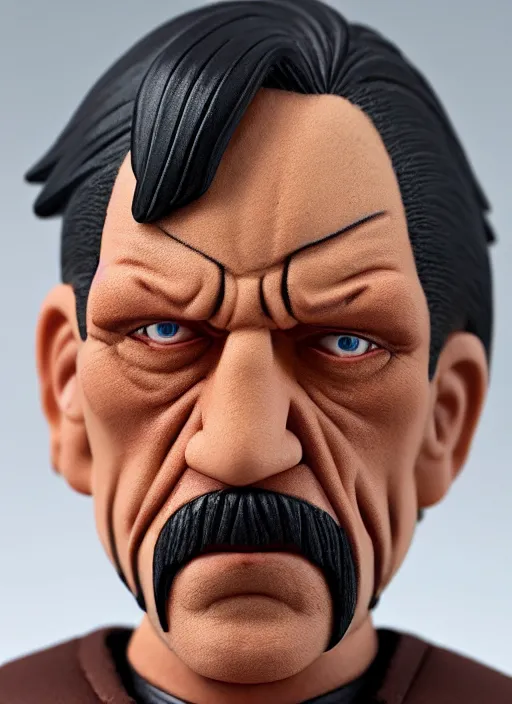 Image similar to danny trejo, an nendoroid of danny trejo figurine, realistic face, detailed product photo