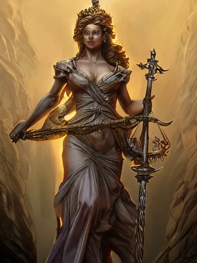 Prompt: lady justice intricate, elegant, highly detailed, digital painting, artstation, concept art, sharp focus, illustration, by justin gerard and artgerm, 8 k