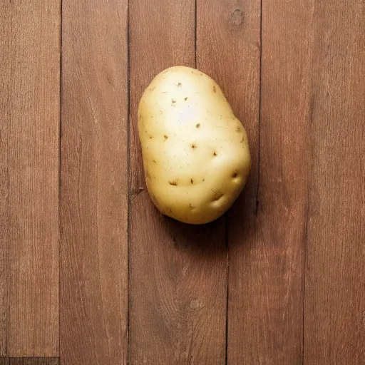 Image similar to a potato flying around a bedroom