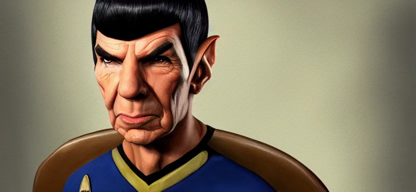 Prompt: spock by juan ortiz 8k,