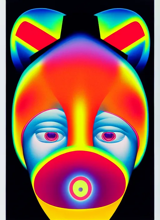 Image similar to mask by shusei nagaoka, kaws, david rudnick, airbrush on canvas, pastell colours, cell shaded, 8 k