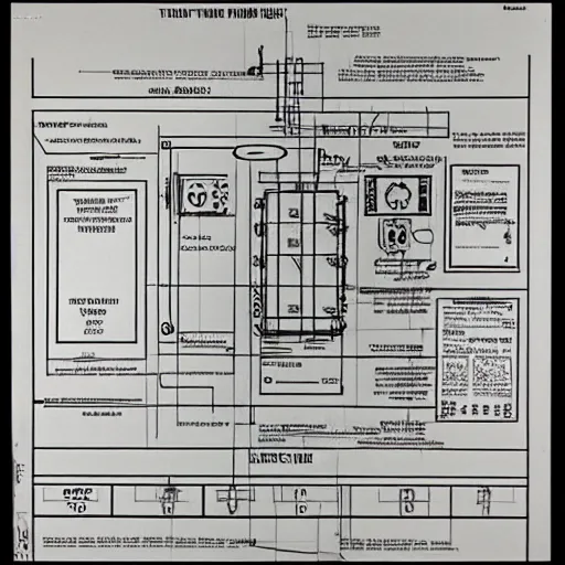 Image similar to actual schematics for a time machine