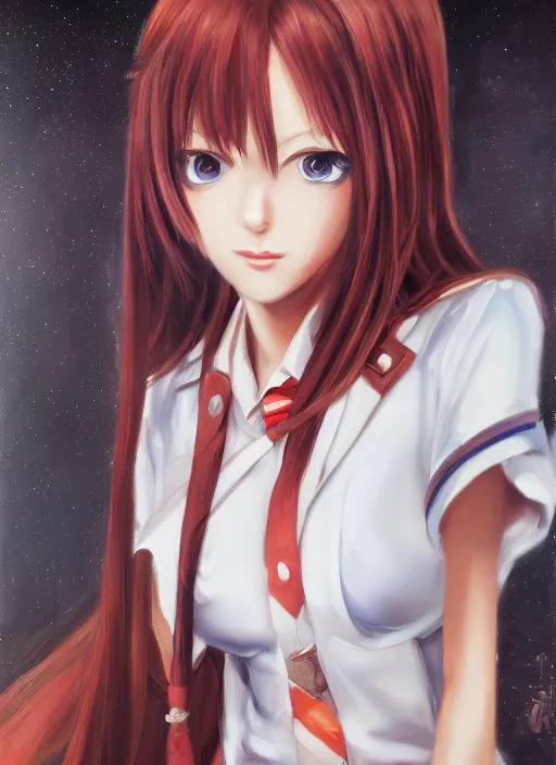 Image similar to malise kurisu, oil painting, cute, hdr, 4 k