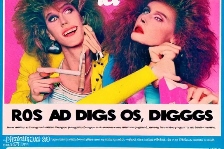 Image similar to 80s, drugs, advertisement