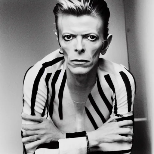 Image similar to portrait of David Bowie by Cecil Beaton