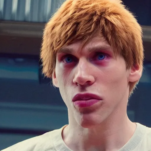 Image similar to Live Action Still of Jerma in Scott Pilgrim, real life, hyperrealistic, ultra realistic, realistic, highly detailed, epic, HD quality, 8k resolution, body and headshot, film still