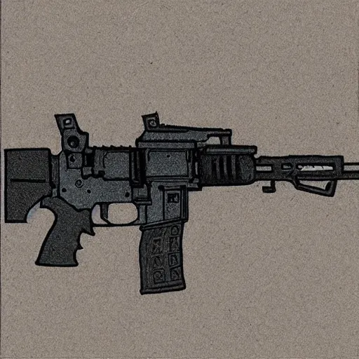 Image similar to “ drawing of an ar - 1 5, in the style of leonardo da vinci ”