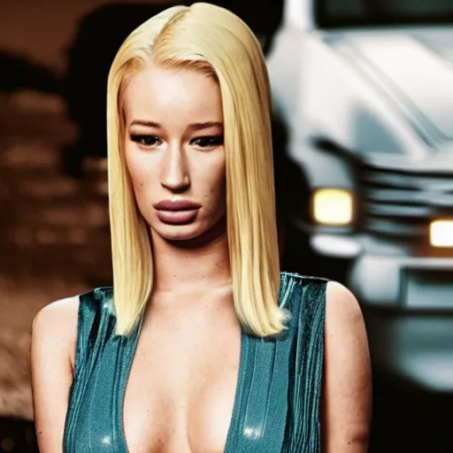 Image similar to iggy azalea as a bond girl, photography, movie,