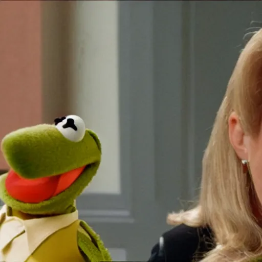 Image similar to a still of the muppets in the sopranos,