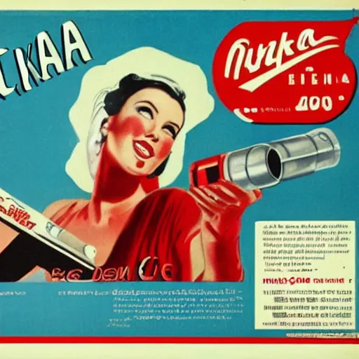 Image similar to Advert for Nuka Cola