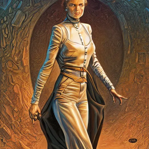 Prompt: Delores, westworld, by Mark Brooks, by Donato Giancola, by Android Jones