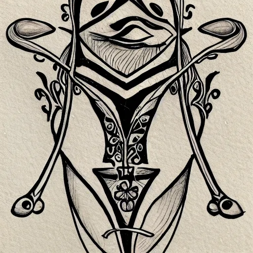 Prompt: realism tattoo design sketch of Libra, in the style of Da Ink