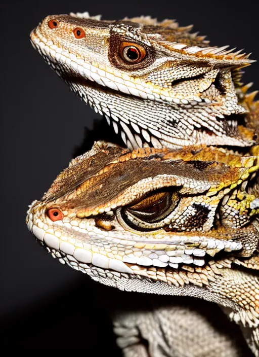 Image similar to dslr portrait still of a bearded dragon wearing a tuxedo, 8 k 8 5 mm f 1. 4