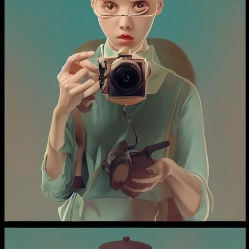 Image similar to a film still in the art style of artgerm and wlop and wes anderson