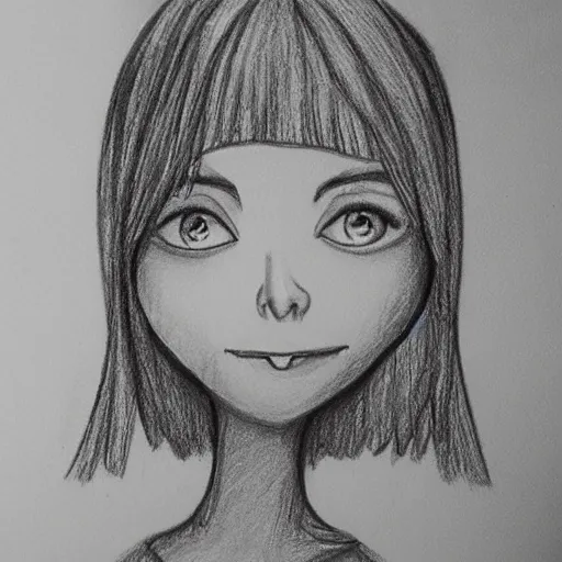 Image similar to pencil drawn peacuful mind