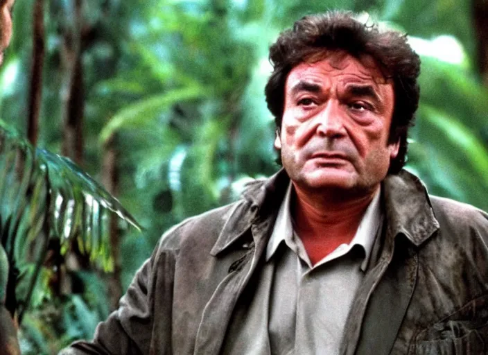 Prompt: Columbo in Predator