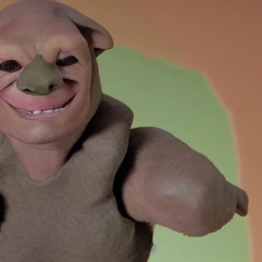 Image similar to Sloth from The Goonies claymation