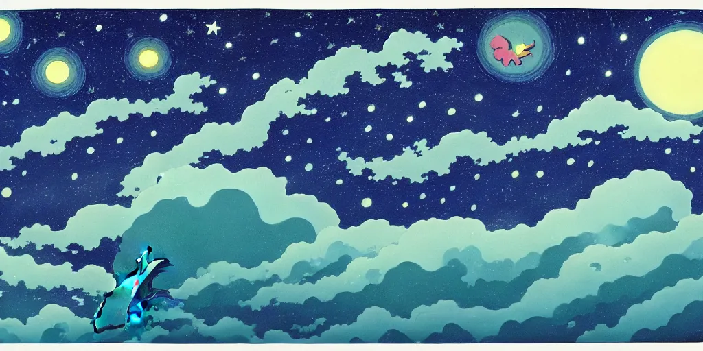 Midnight House - Ponyo Wallpaper by sirdaftodill on DeviantArt