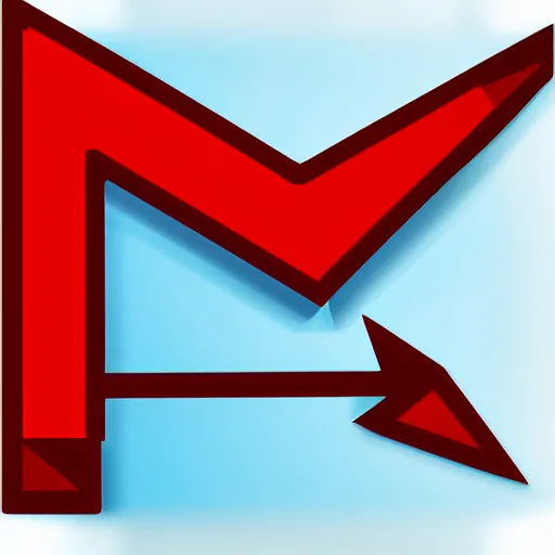 Prompt: 3 d app icon arrow