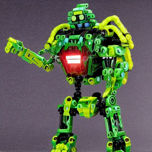 Prompt: a Bionicle with the face of Joe Biden