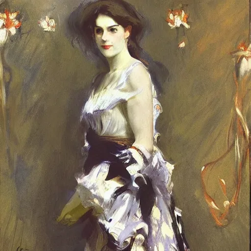 Image similar to artwork by John Singer Sargent