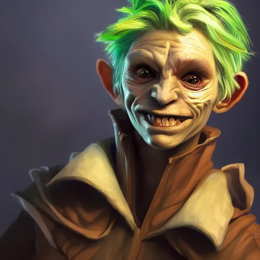 Prompt: XQC as a goblin, artstation hall of fame gallery, editors choice, #1 digital painting of all time, most beautiful image ever created, emotionally evocative, greatest art ever made, lifetime achievement magnum opus masterpiece, the most amazing breathtaking image with the deepest message ever painted, a thing of beauty beyond imagination or words, 4k, highly detailed, cinematic lighting