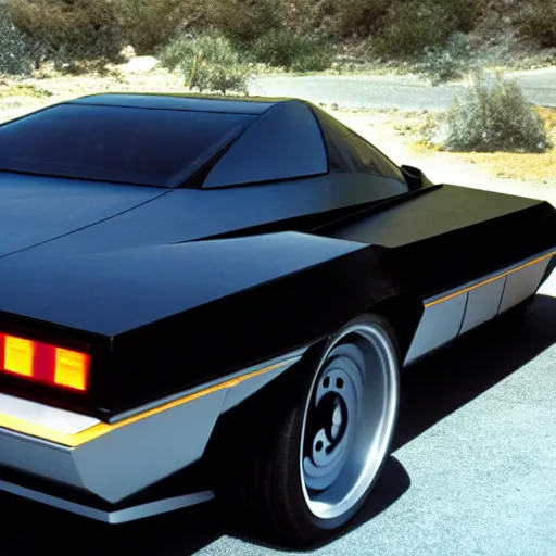 Image similar to a photo of the car from knight rider