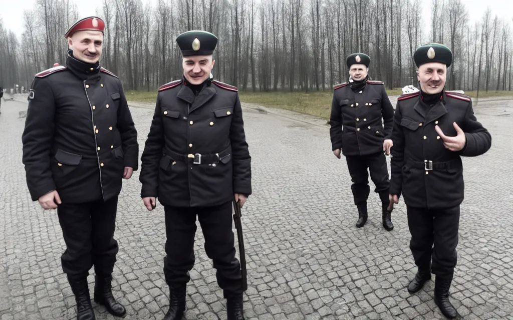 Image similar to happiness of a belarusian policeman