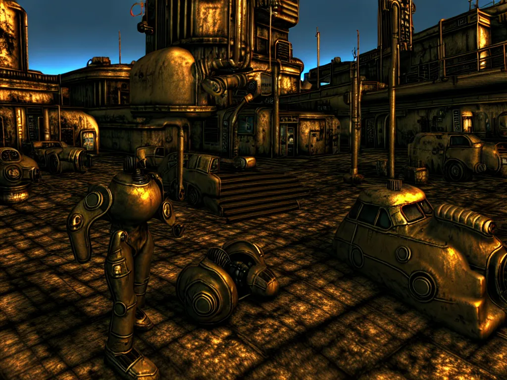 Image similar to fallout 2 hd remastered screenshot unreal engine 5