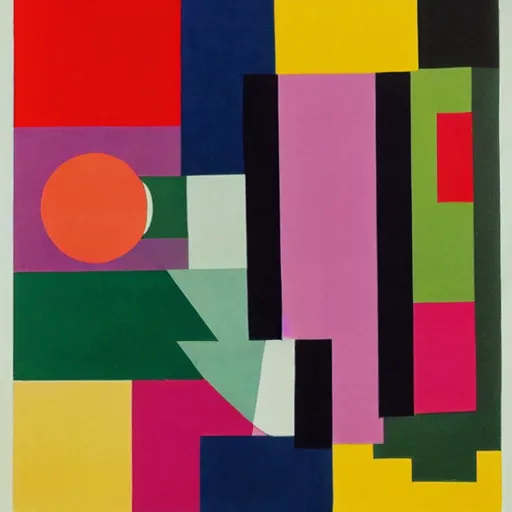 Image similar to the collective unconscious of humanity, by sonia delaunay