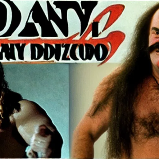 Image similar to danny de vito as zardoz