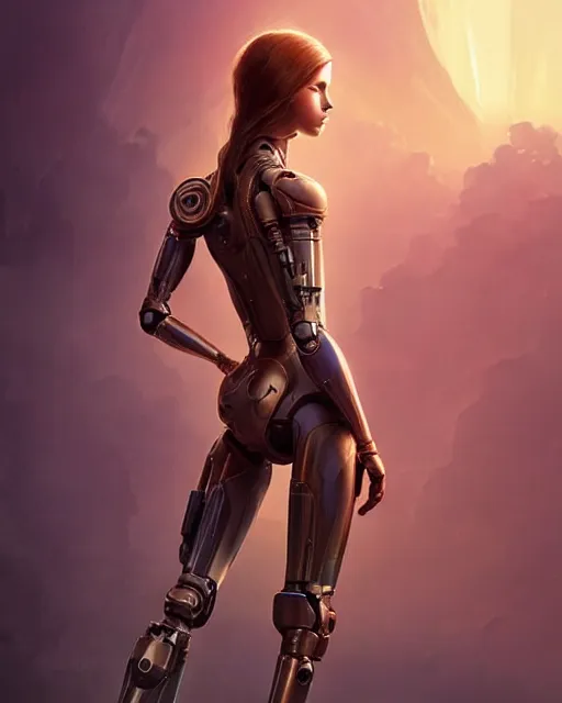 Prompt: weta disney pixar movie still head and torso portrait photo of young alicia vikander as thoughtful cyborg girl by pixar, by weta, wlop, ilya kuvshinov, rossdraws, artgerm, latex, iridescent, bright morning, anime, liosh, mucha