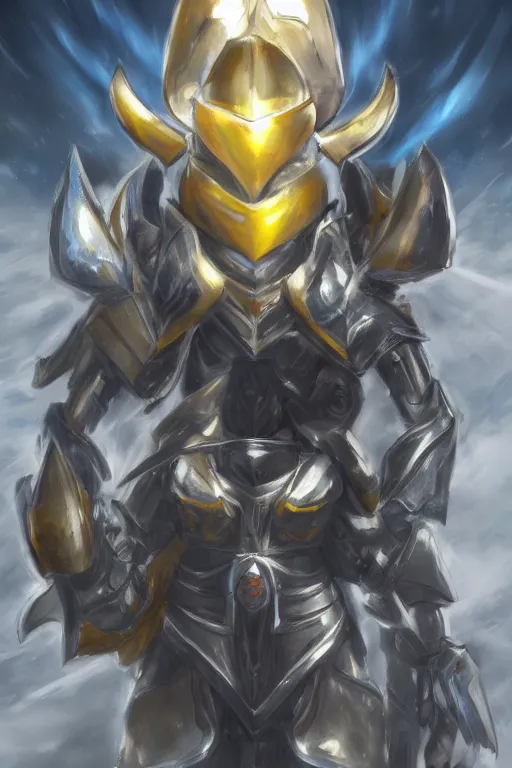 Image similar to helmet armor guardian destiny in witch queen illumination ray tracing hdr fanart arstation by sung choi robot ninja mask and eric pfeiffer and gabriel garza and casper konefal