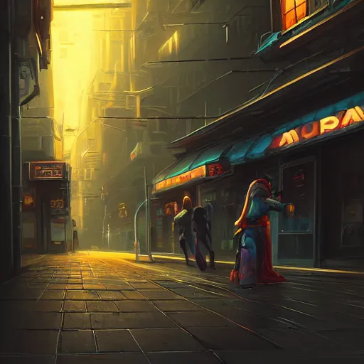 Prompt: An android with akimbo katanas by Evgeny Lushpin, cyberpunk, Trending on Artstation, 1980s computer graphics,