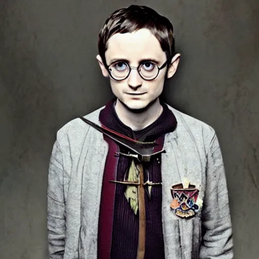 Image similar to Elijah wood as Harry potter