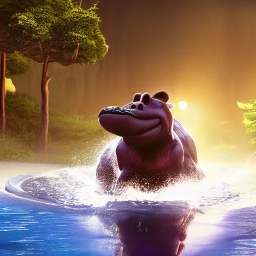 Prompt: Kanye West riding an ((aligator)), next to ((Shrek)), splash art, movie still, cinematic lighting, dramatic, octane render, long lens, shallow depth of field, bokeh, anamorphic lens flare, 8k, hyper detailed, 35mm film grain