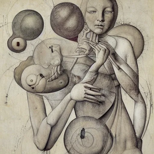 Image similar to complex mathematical equations surrounding human figures, inspired by bosch, botticelli, klee. mathematical paradise, detailed beautiful animals, handwritten equation heaven, calligraphy formula, detailed beautiful plants, 3 d platonic solids, elegant intricate diagrams, beautiful equations, oil paint, fine lines, pen and ink, color, hyperrealistic, detailed, on loan from louvre, masterpiece