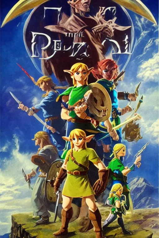 Legend of Zelda Link Between Worlds Poster 24x36 – BananaRoad