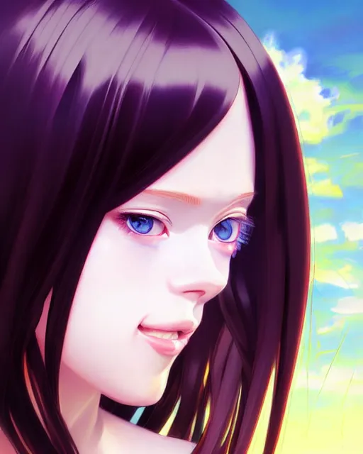 Prompt: portrait of coco rocha as anime girl cute - fine - face, akira, pretty face, realistic shaded perfect face, fine details. anime. realistic shaded lighting by ilya kuvshinov giuseppe dangelico pino and michael garmash and rob rey, shonen jump