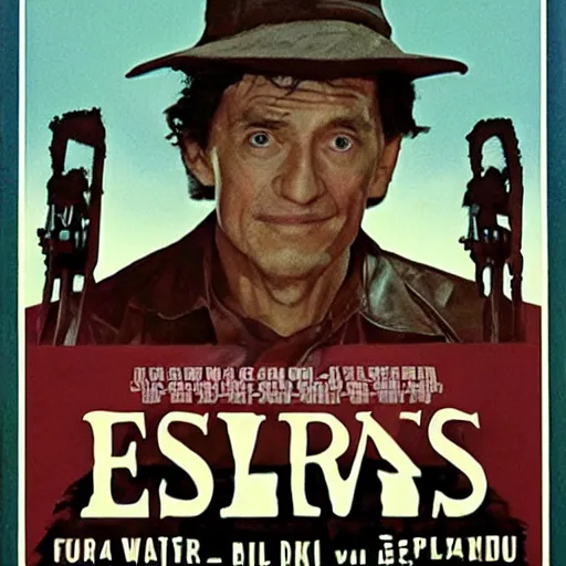 Image similar to a movie poster for the film ernest does a genocide