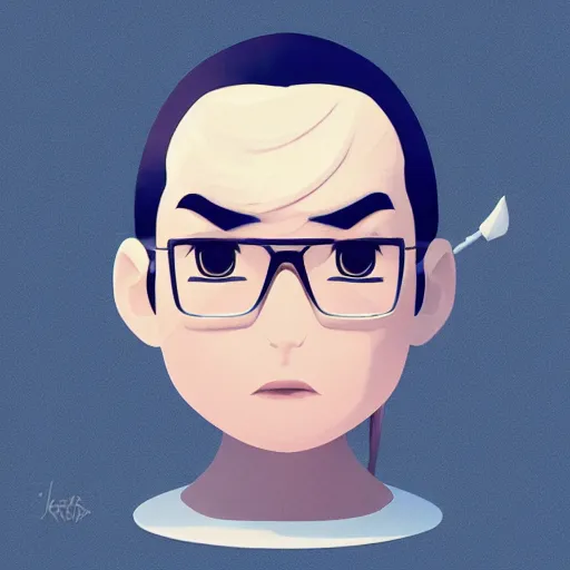 Image similar to face icon stylized minimalist nintendo, loftis, cory behance hd by jesper ejsing, by rhads, makoto shinkai and lois van baarle, ilya kuvshinov, rossdraws global illumination