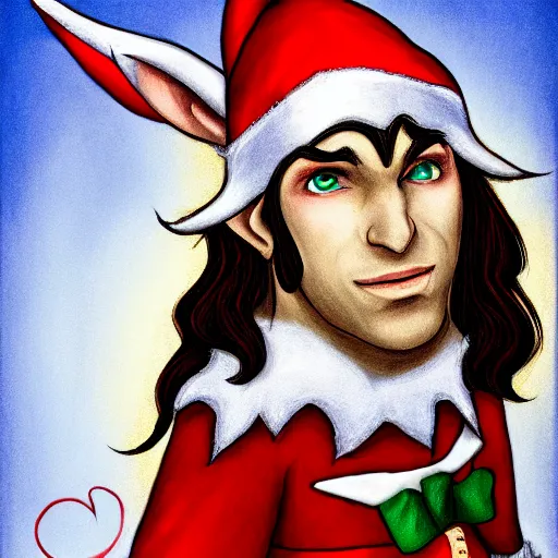 Image similar to a portrait of ranstar as an elf