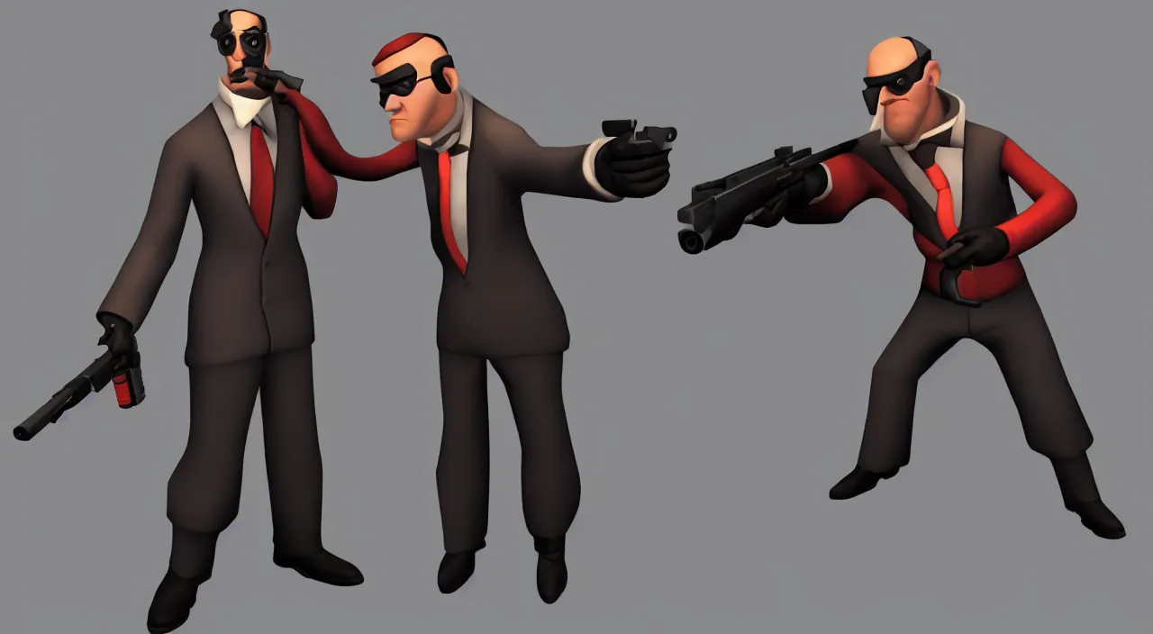 Prompt: spy from team fortress