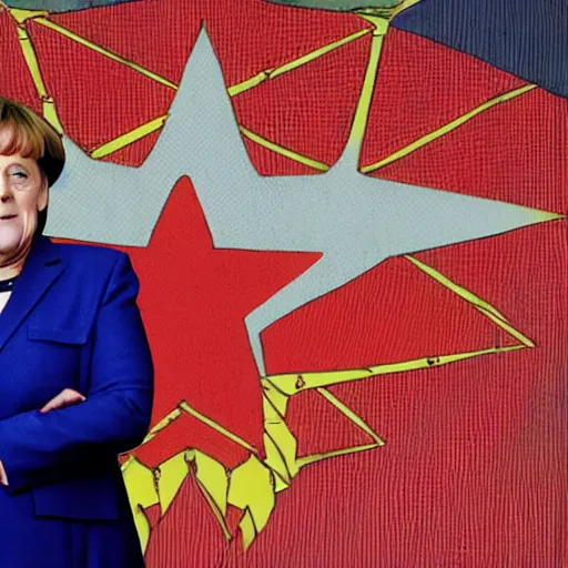 Image similar to angela merkel as dr strange