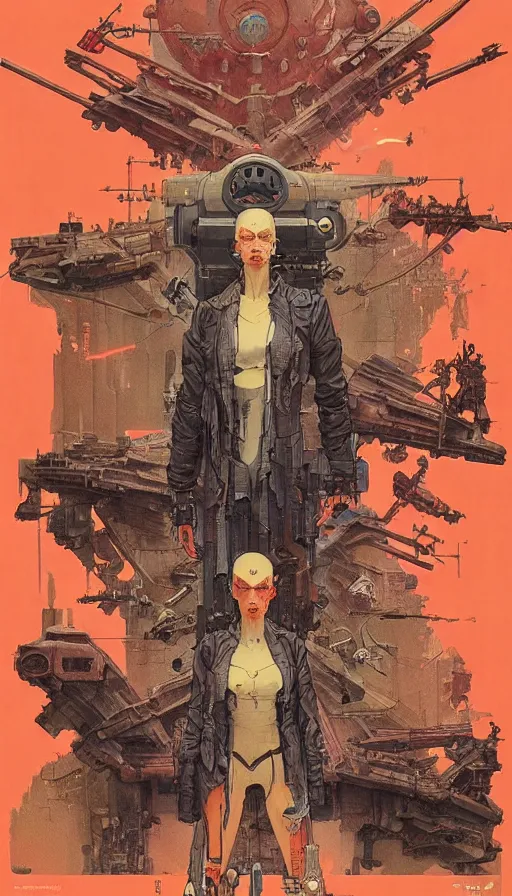 Prompt: cyberpunk propaganda poster by chiara bautista, beksinski and norman rockwell and greg rutkowski weta studio, and lucasfilm